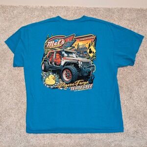 Gildan Heavy Cotton Mens 2XL Mel's Diner Tennessee Graphic T Shirt